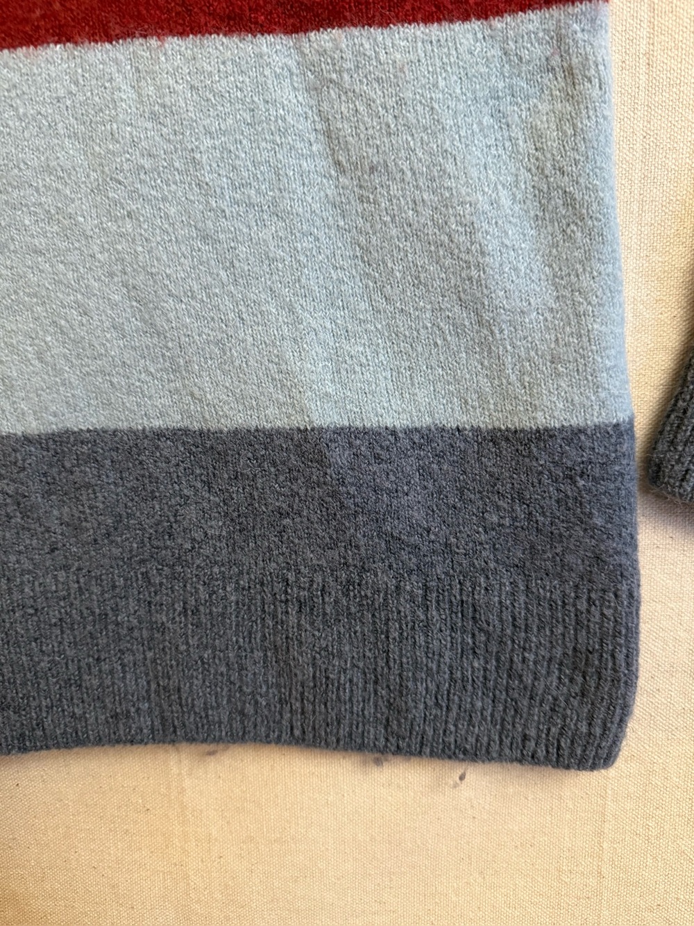 Madewell Sweater Women’s Small Crofton Striped Pullover Wool Alpaca Blend - Picture 2 of 13